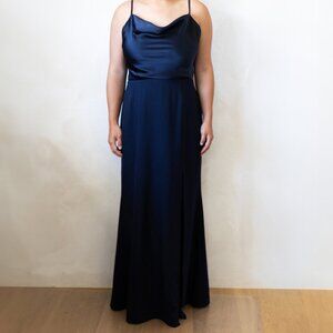Amsale Mali Bridesmaids Dress (Navy)